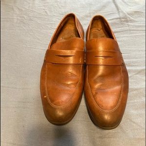 Allen Edmonds Lake Como Brown Penny Loafers
